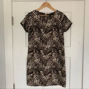 Rachel Zoe leopard shift dress